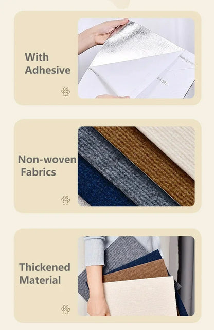 Cats Scratching Mat Accessories for Cats Sofa Tape Self Adhesive Carpet Cats Pet Products Tower Scratcher Post Scraper Supplies