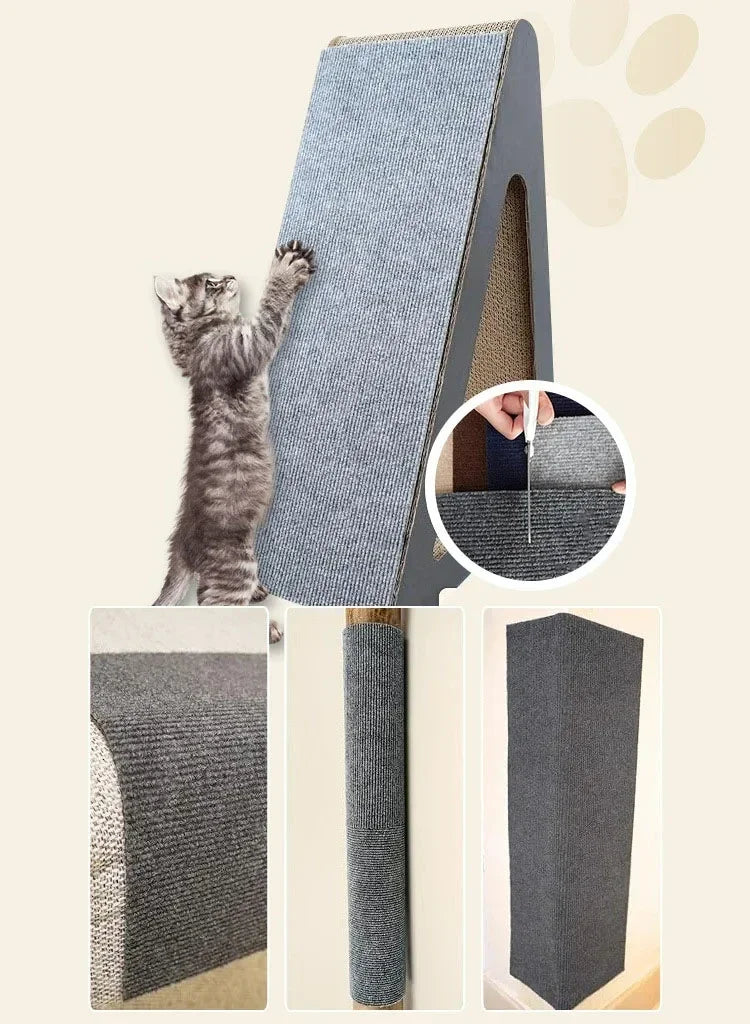 Cats Scratching Mat Accessories for Cats Sofa Tape Self Adhesive Carpet Cats Pet Products Tower Scratcher Post Scraper Supplies